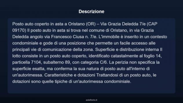 Immobile in asta di 15 m² in vendita a Oristano - Foto 2