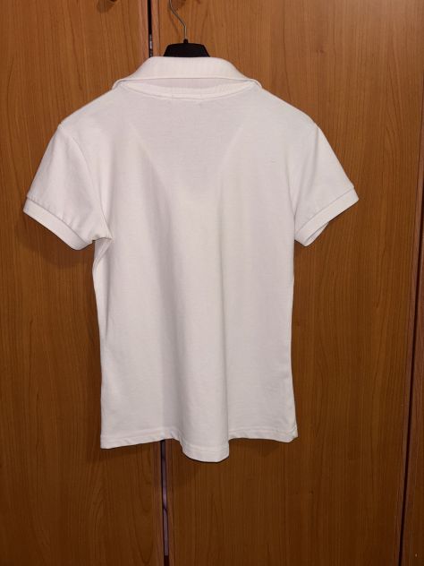 MAGLIETTA POLO IN OTTIME CONDIZIONI DA DONNA IN COTONE FIRMATA ORIGINALE MONCLER - Foto 10