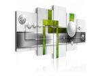 Quadro A Linee Verdi 100x50 E 200x100 ARREDALACASA