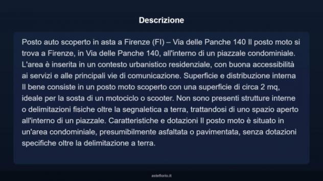 Immobile in asta di 2 m² in vendita a Firenze - Foto 3