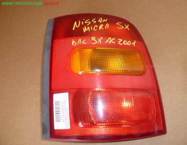 FANALE POST.S. BORDO NERO NISSAN MICRA (K11E) Parti elettriche Fanaleria Fanali Fanale post. sx. NISSAN - MICRA - 01-02-1998 - 01-07-2000