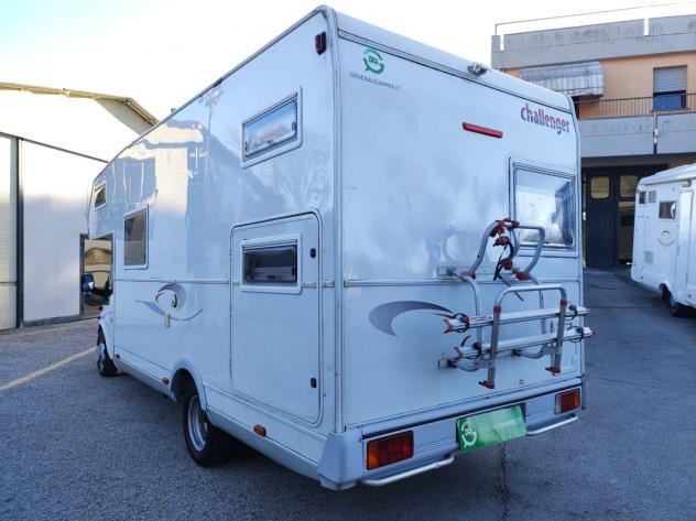 CAMPER CHALLENGER FORD MANSARDATO DOPPIA DINETTE 7 POSTI LETTO CASTELLO FOTOVOLTAICO GENERALI USATI 523 - Foto 3