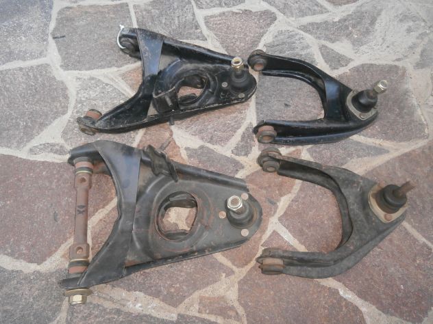 KIT 4 BRACCI ANTERIORI SUPERIORI ED INFERIORI PER FIAT 124 SPORT SPIDER COUPE' - Foto 2