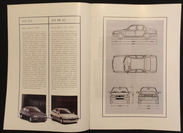 Depliant di presentazione della Peugeot 405 berlin - Foto 2
