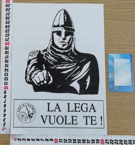 Volantino Lega Lombarda - Lega Nord Umberto Bossi a Legnano - Foto 8