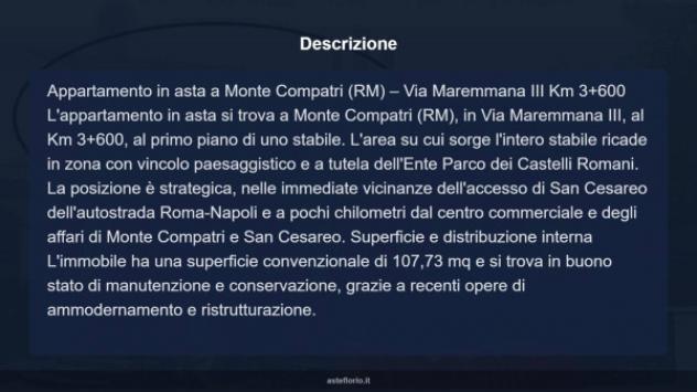 Immobile in asta di 107 m² con più di 5 locali in vendita a Monte Compatri - Foto 13