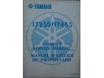 Yamaha IT 465 XJ 600 XV 1000 ecc manuali officina originali A4, uso manutenzione