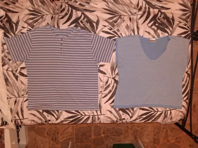 2 Magliette T-Shirt Donna Signora da USA Taglia grande una Liz Claiborne Cotone - Foto 2