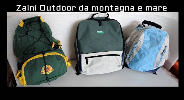 Zaino Outdoor, mare, montagna, picnic vario genere