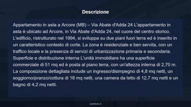 Immobile in asta di 51 m² in vendita a Arcore - Foto 11