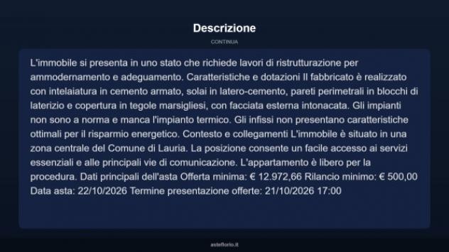 Immobile in asta di 95 m² in vendita a Lauria - Foto 17