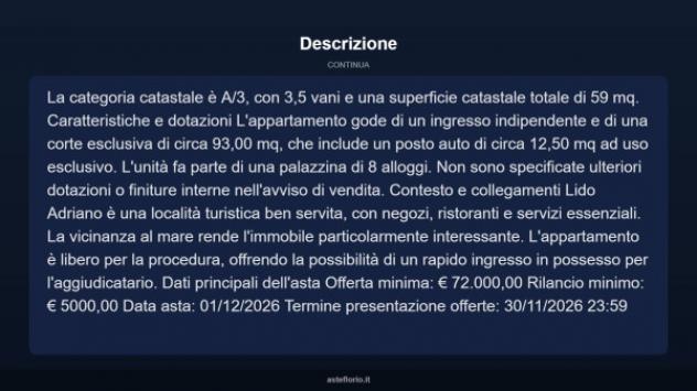 Immobile in asta di 52 m² in vendita a Ravenna - Foto 4