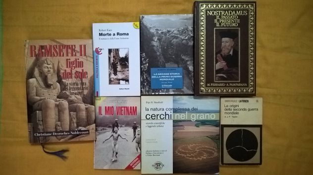 LOTTO 7 LIBRI STORIA E MISTERI