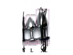 Plug anale, dildo realistico 19cm, doccia anale