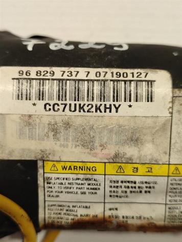 AIRBAG SEDILE SINISTRO CHEVROLET Captiva 1° Serie 96829737 (06) - Foto 2
