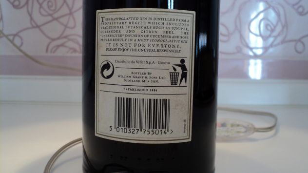 LAMPADA BOTTIGLIA HENDRICK'S GIN - Foto 3