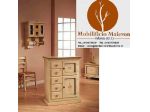 Mobili Rustici Lecce Stipo 2 porte 5 cassetti laccato decorato cod 7410