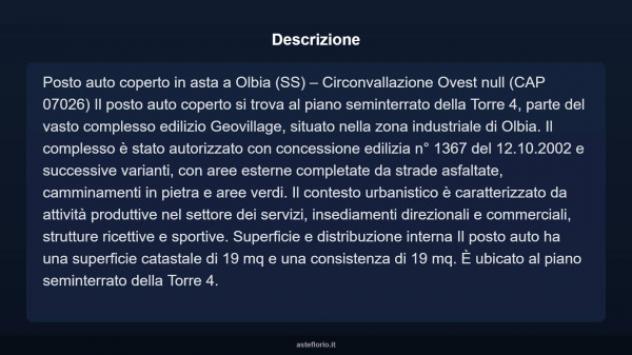 Immobile in asta di 19 m² in vendita a Olbia - Foto 4