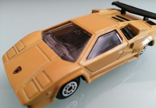Microcar Maisto modello Lamborghini Countach Gialla 1-64 USATO VINTAGE - Foto 6