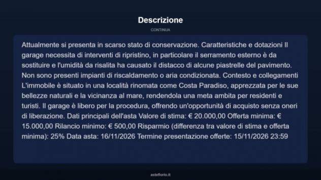 Immobile in asta di 25 m² in vendita a Trinità d'Agultu e Vignola - Foto 6