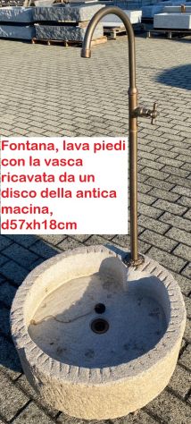 Fontana in pietra granito con rubinetto alto - Foto 8