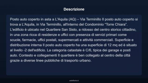 Immobile in asta di 12 m² in vendita a L'Aquila - Foto 4