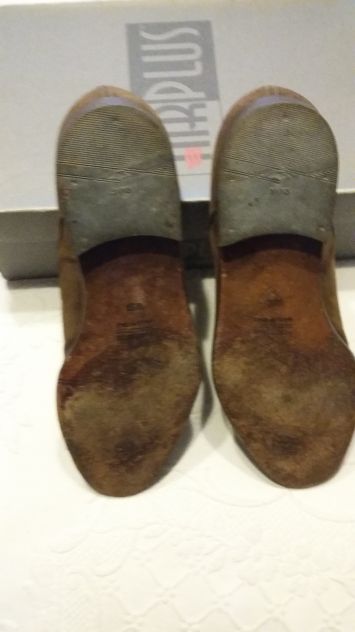 SCARPE IN CAMOSCIO – BEIGE SCURO - Foto 2