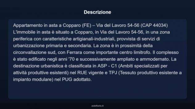 Immobile in asta di 178 m², box auto in vendita a Copparo - Foto 16