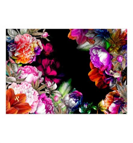 Fotomurale Adesivo Con I Fiori Nella Notte ARREDALACASA - Foto 2
