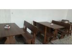 Panche in legno massello in pino per pub per irish  pub