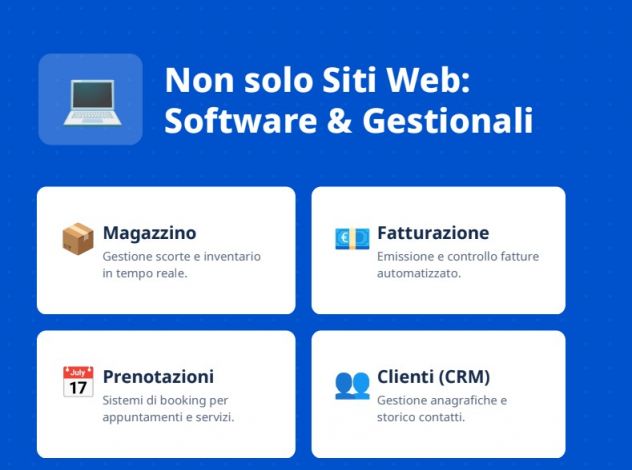 Creazione Siti Web Professionali e Gestionali su Misura (100% a Norma) - Foto 2