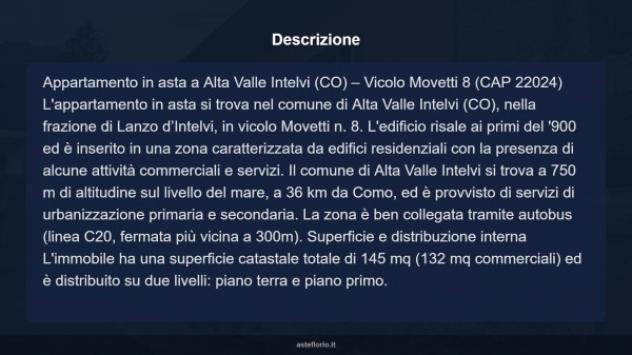Immobile in asta di 132 m² con più di 5 locali in vendita a Alta Valle Intelvi - Foto 13