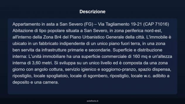 Immobile in asta di 160 m² con più di 5 locali in vendita a San Severo - Foto 4