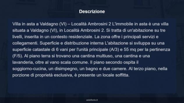 Immobile in asta di 55 m² con più di 5 locali in vendita a Valdagno - Foto 4