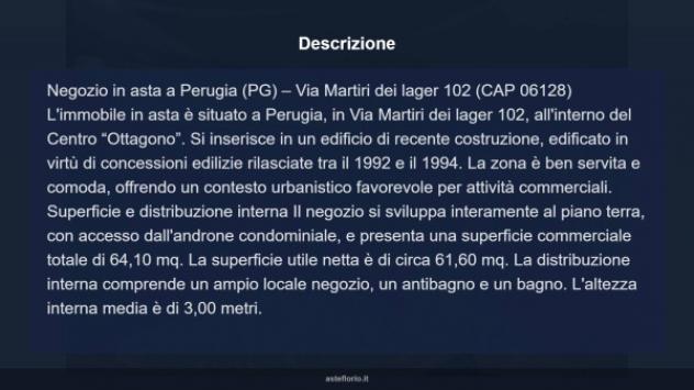 Immobile in asta di 64 m² in vendita a Perugia - Foto 10