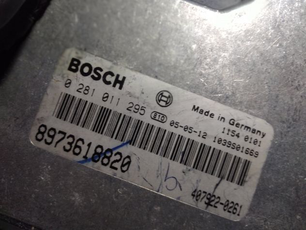 Isuzu D-Max 3.0 (2004) IMMO OFF-Bosch 0281011295 Isuzu Rodeo Denver ECU Set cam - Foto 5