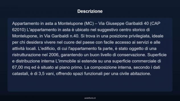 Immobile in asta di 67 m² in vendita a Montelupone - Foto 3
