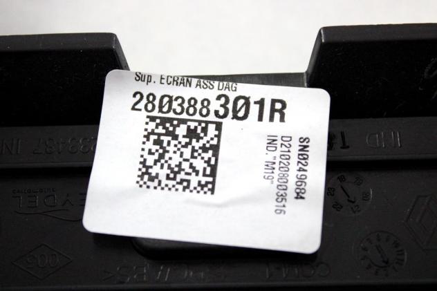 280388301R MASCHERINA INTERNA CRUSCOTTO SUPPORTO AUTORADIO RENAULT CAPTUR 1.0 G 74KW 6M 5P (2021) RICAMBIO USATO - Foto 6
