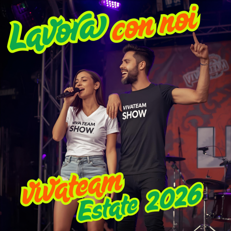 Vivateam ricerca Cantanti e Animatori Musicali per l'estate 2026!
