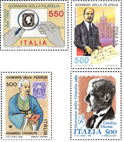 ITALIA francobolli serie: GIORNATA FILATELIA