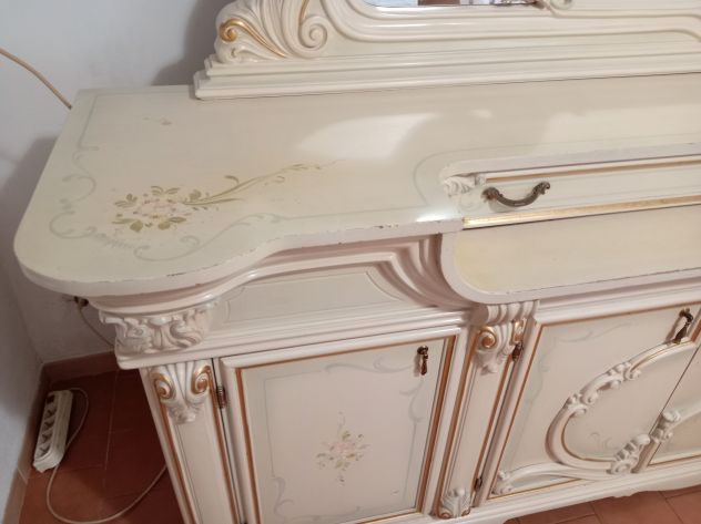Vendo mobili sala stile veneziano bianco anticato. - Foto 8