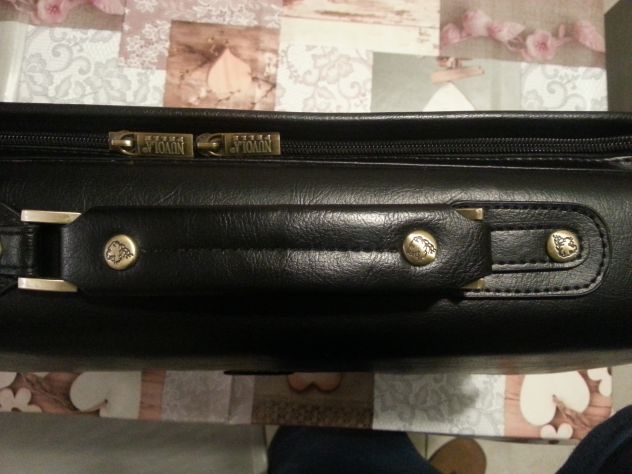 Cartella in Pelle nera NUVOLA PELLE - Foto 8