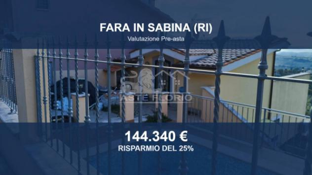 Immobile in asta di 144 m², box auto in vendita a Fara in Sabina