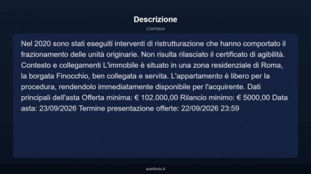 Immobile in asta di 82 m² in vendita a Roma - Foto 10