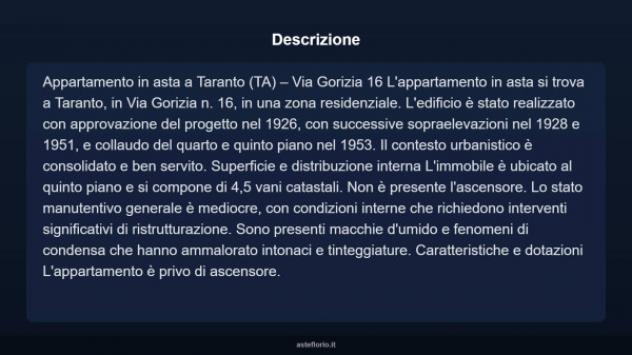 Immobile in asta di 90 m² in vendita a Taranto - Foto 4