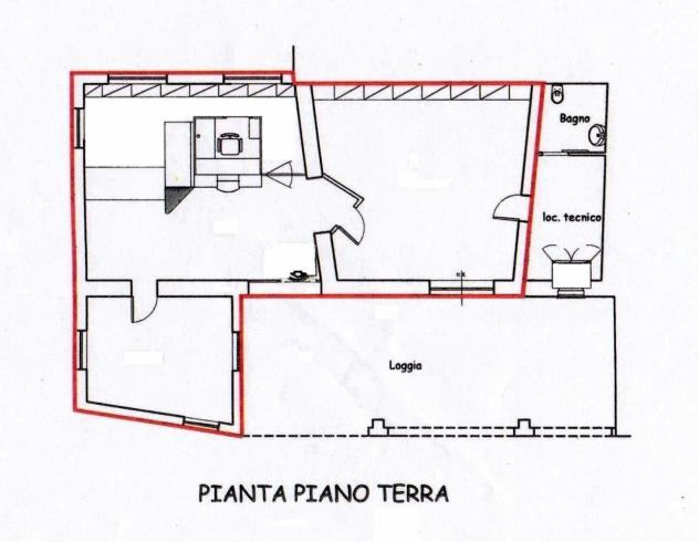FONDO COMMERCIALE di 3 vani e di 70 mq (GAMBASSI TERME) rif. G 305