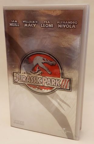 Videocassetta VHS Jurassic Park III Sam Neill Universal Picture, 2002