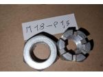 Dado a castello intagliato corona 18X1.5 ruota frizione M18 P1.5