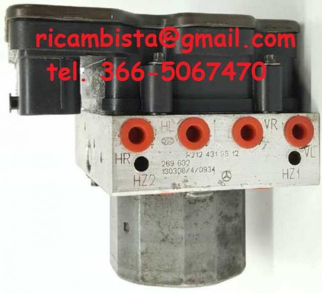 A2124319512 Mercedes Classe E 2.2 anno 2013 gruppo ABS pompa centralina