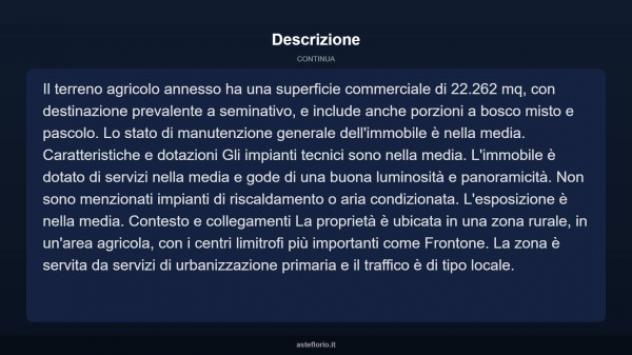 Immobile in asta di 1115 m² in vendita a Frontone - Foto 6
